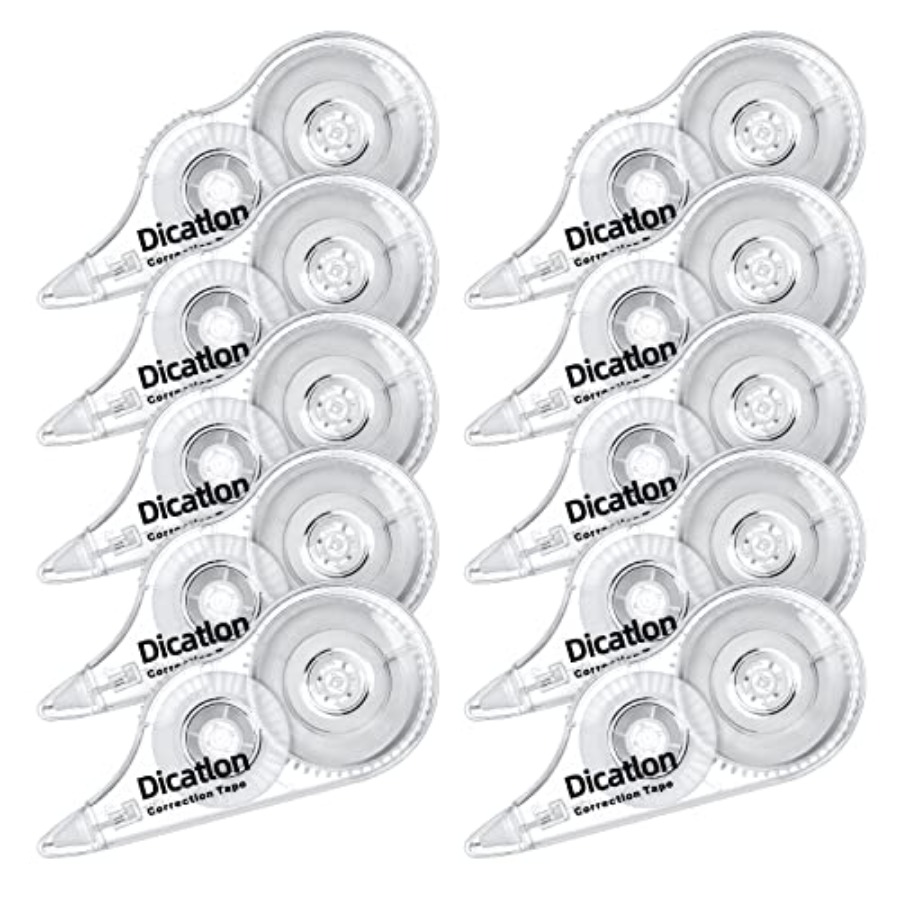 Correction Tape Roller - White Correction Tape 10 Pack, Easy