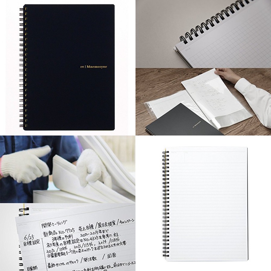 Notebook Dotted A5 - Mnemosyne Notebook- A5, 8.27 x 6.34,