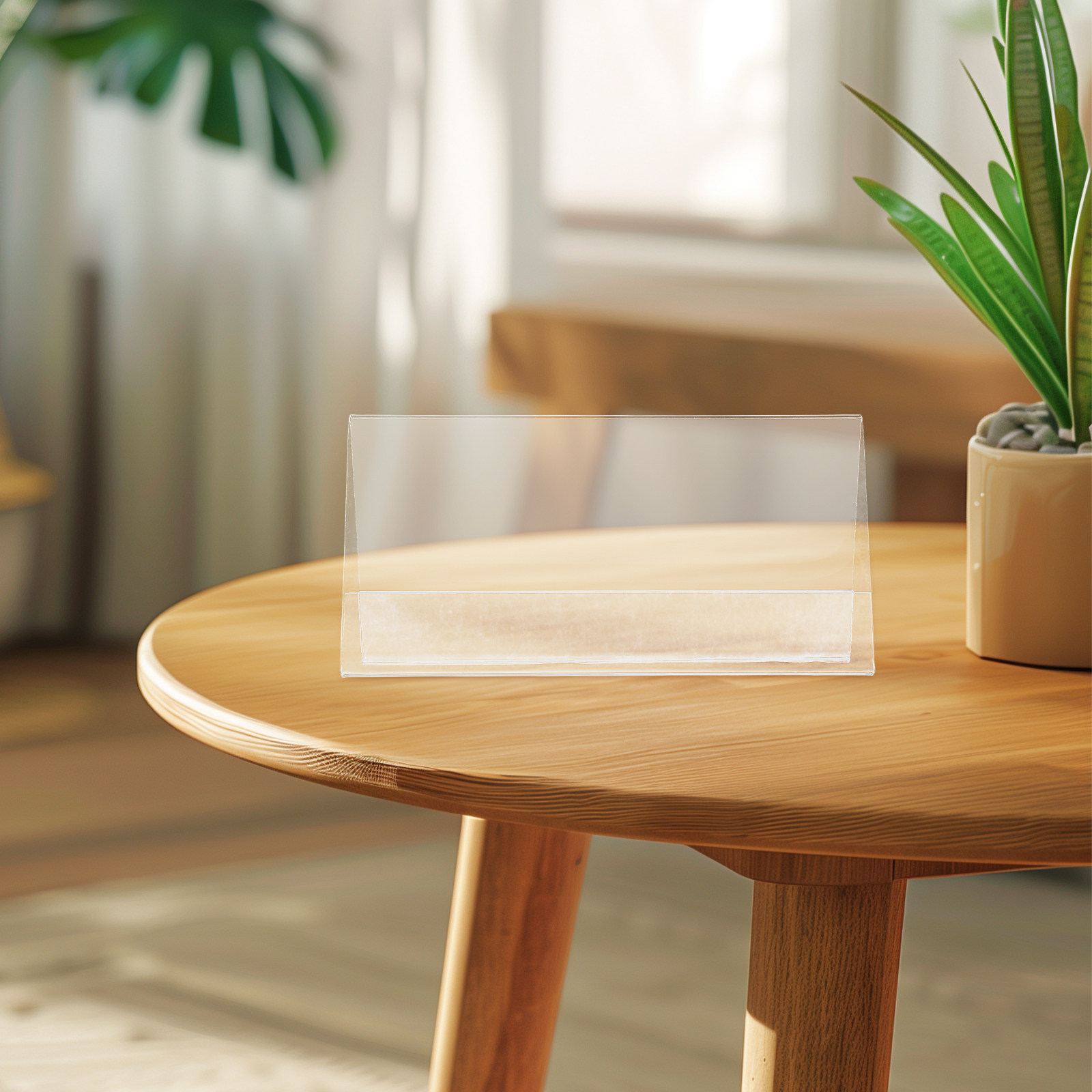 10Pcs Clear Plastic Transparen - Desk Name Plate のレビューと価格