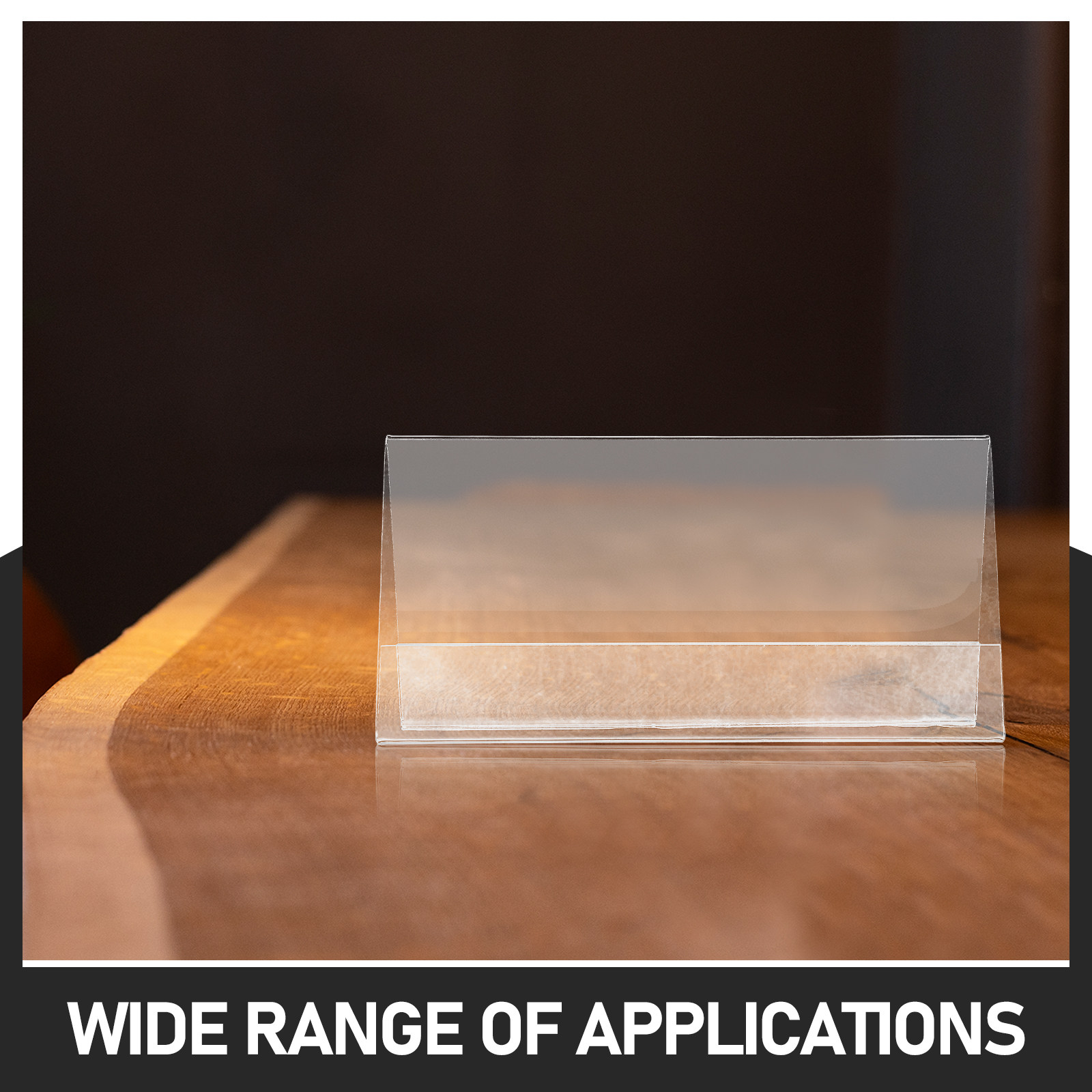 10Pcs Clear Plastic Transparen - Desk Name Plate のレビューと価格