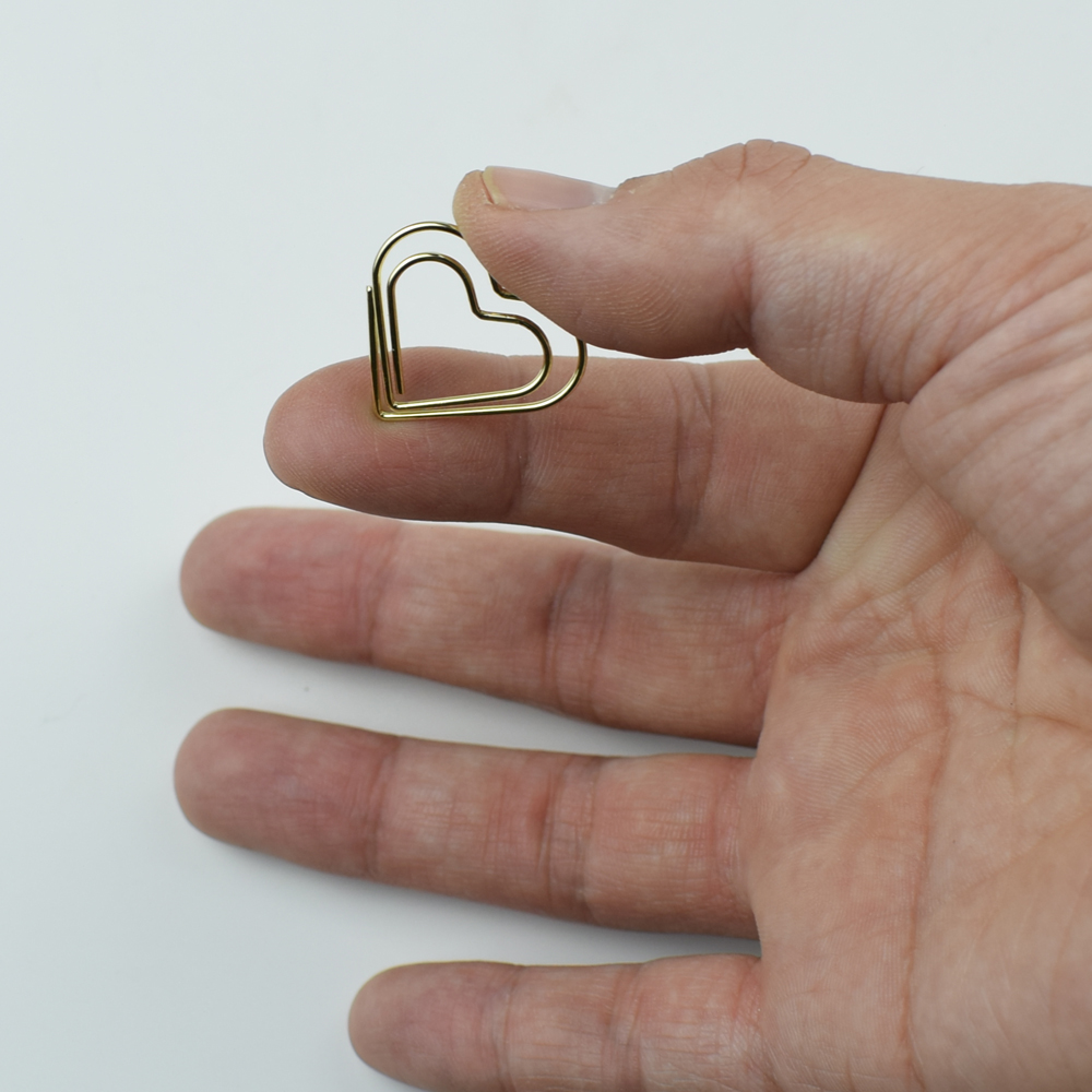 12-Piece Set Heart Paper Clips - Binder Clip Assorted のレビューと価格