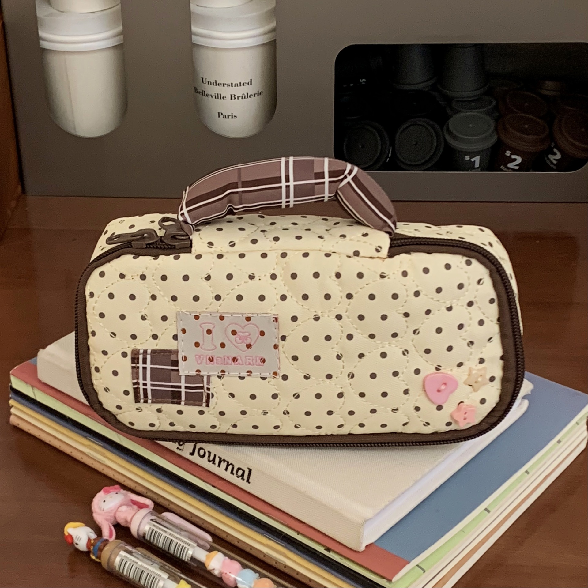 Star Dot Large Capacity Bag wi - Pencil Case Large のレビューと価格
