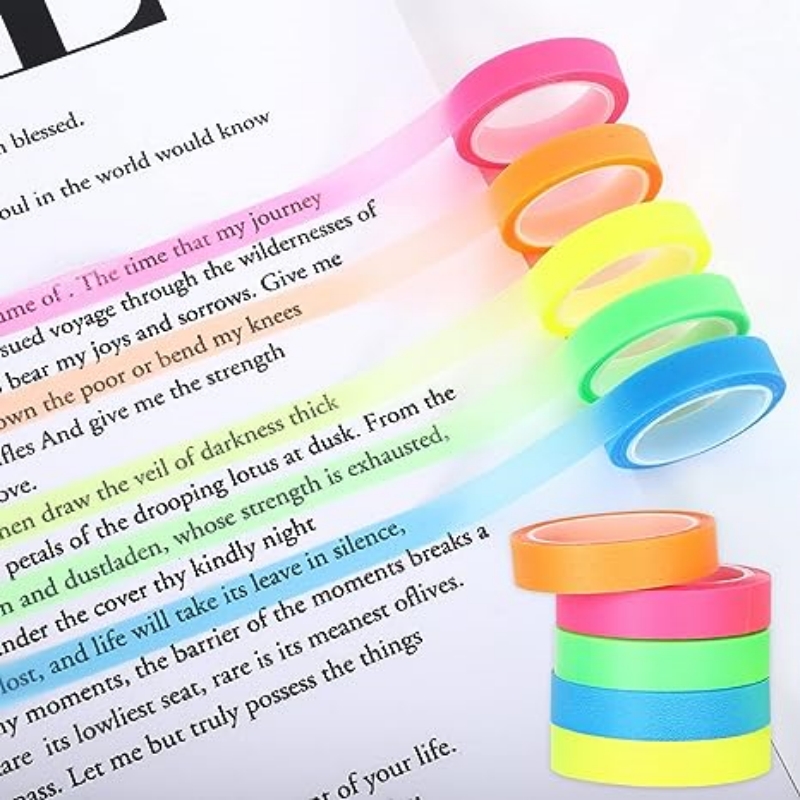 5 Rolls Multicolor Writable St - Correction Tape Roller のレビューと価格