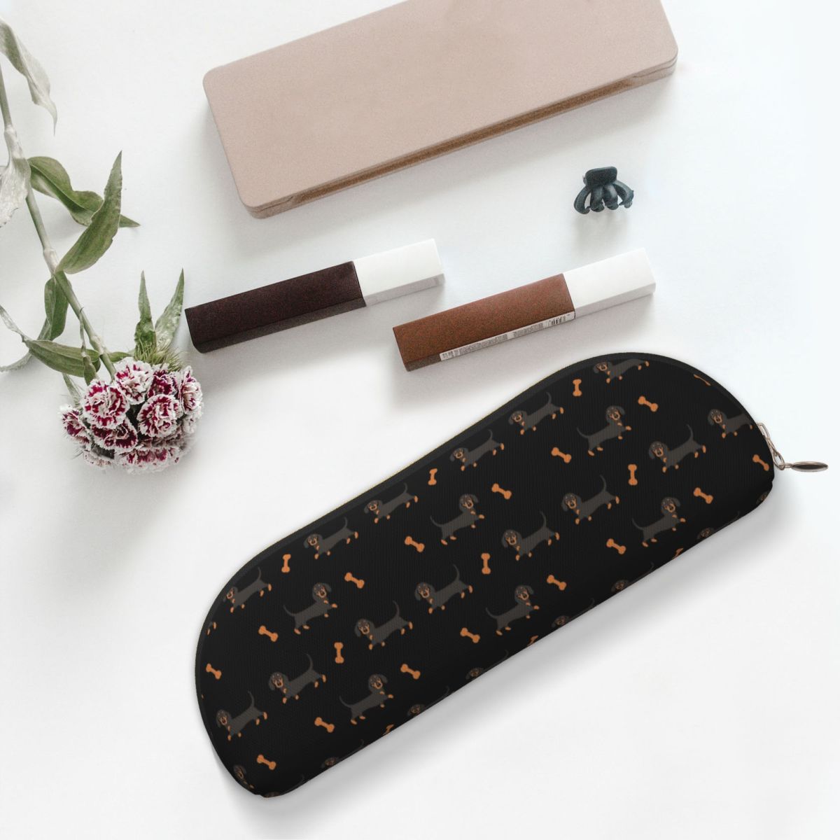 Black And Tan Dachshund Sausag - Tan Stationery & Office Supply のレビューと価格