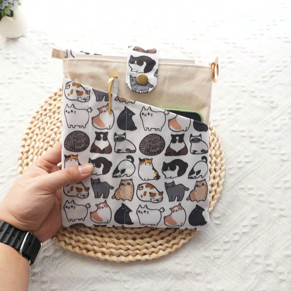 1PC Mellow Cat Canvas Book Bag - Ideal Stationery & Office Supply のレビューと価格