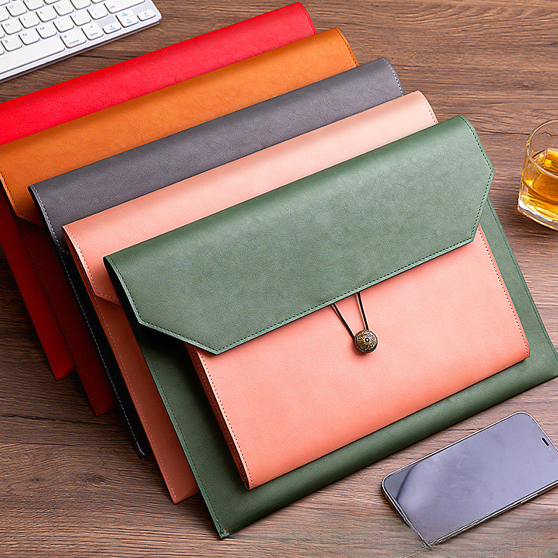 Leather File Bag A4 Paper File - Portfolio Folder Zip のレビューと価格