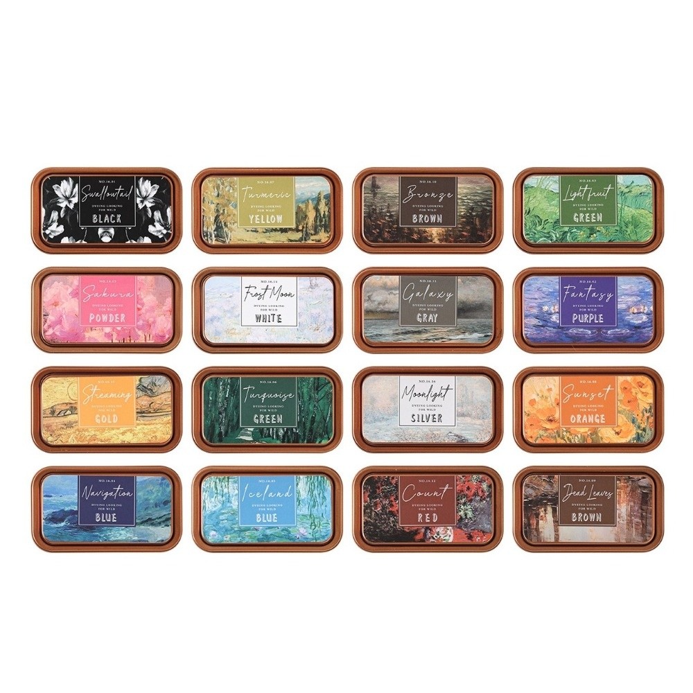 New Colorful Vintage Ink Pad E - Self Inking Stamp のレビューと価格