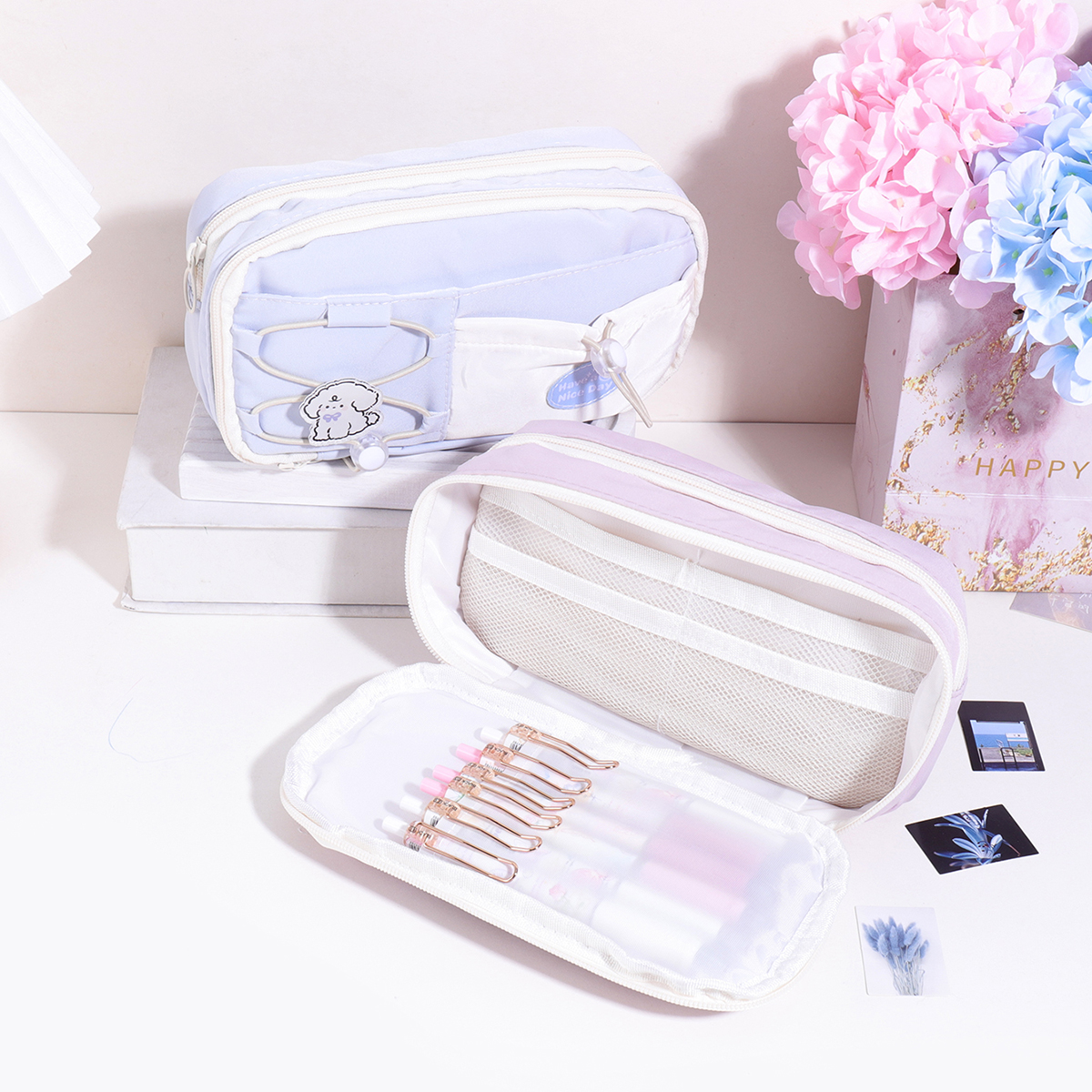 9 Layers Large Capacity Drawst - Pencil Case Large のレビューと価格