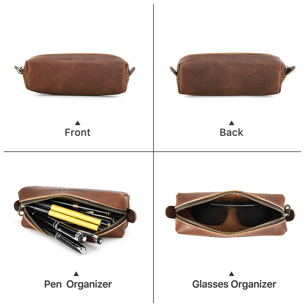 Retro Leather Pencil Case High - Stationery Supply Business のレビューと価格