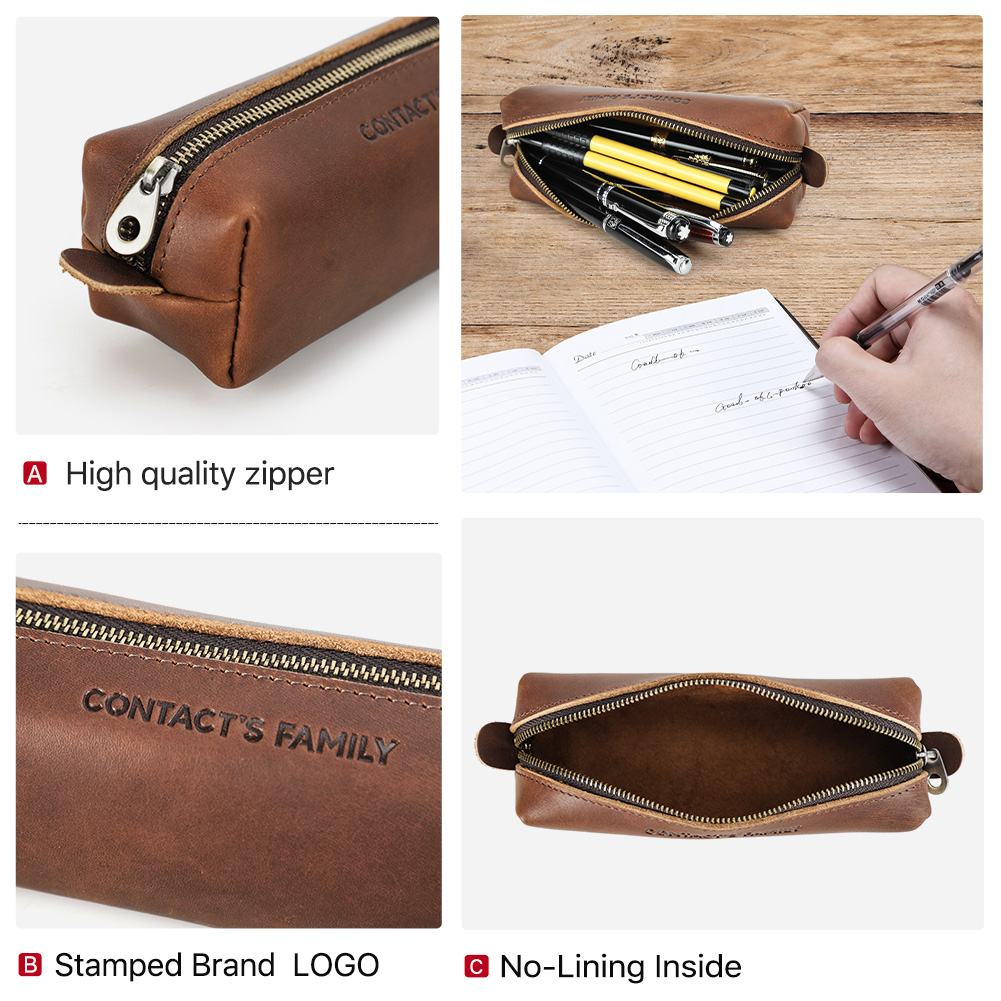 Retro Leather Pencil Case High - Stationery Supply Business のレビューと価格