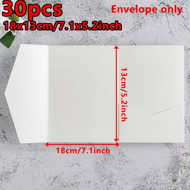 30pcs 18x13cm Green Envelopes  - Stationery Supply Business のレビューと価格