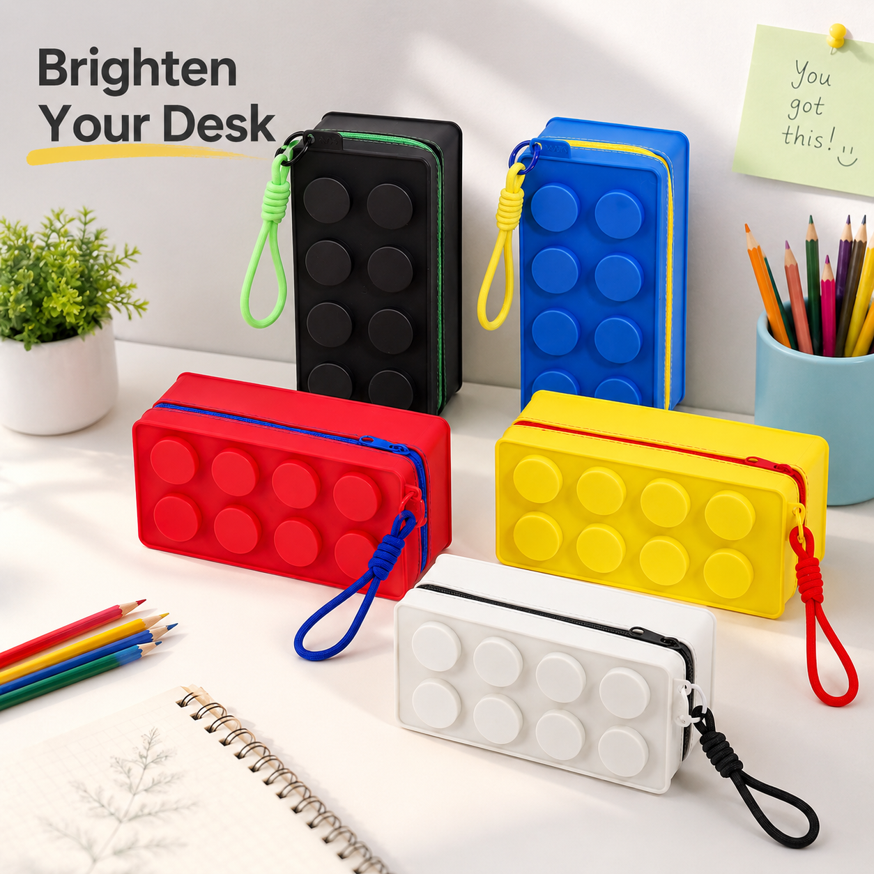 Cute Colorful Building Brick P - Ideal Stationery & Office Supply のレビューと価格