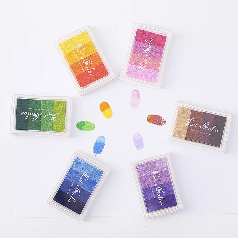 1PCS 4 colors Inkpad Ink stamp - Self Inking Stamp のレビューと価格