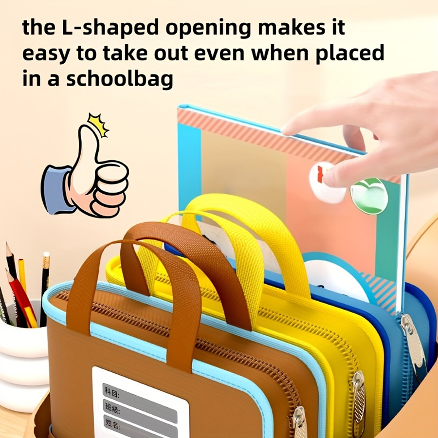 L-shaped A4 file bag, large op - Portfolio Folder Zip のレビューと価格