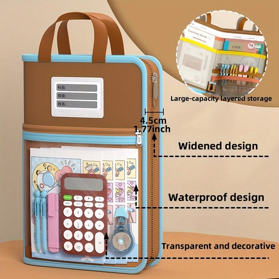 L-shaped A4 file bag, large op - Portfolio Folder Zip のレビューと価格
