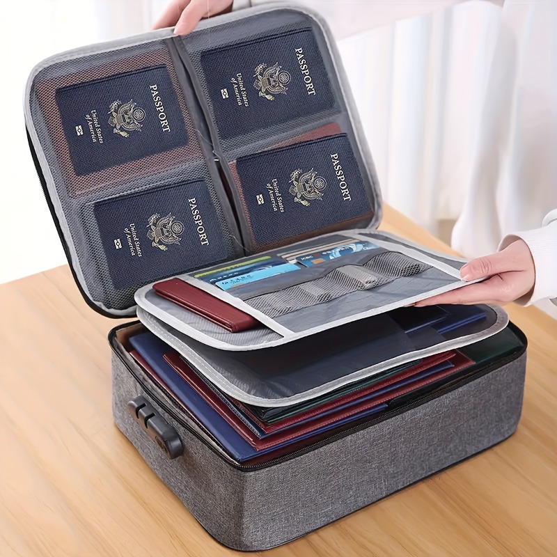 Lockable File Storage Bag,3-La - Portfolio Folder Zip のレビューと価格