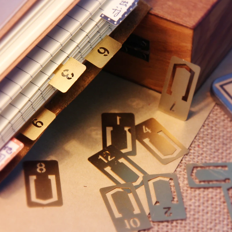 12 Pcs/lot Vintage Copper Book - Stationery Office Supply Store のレビューと価格