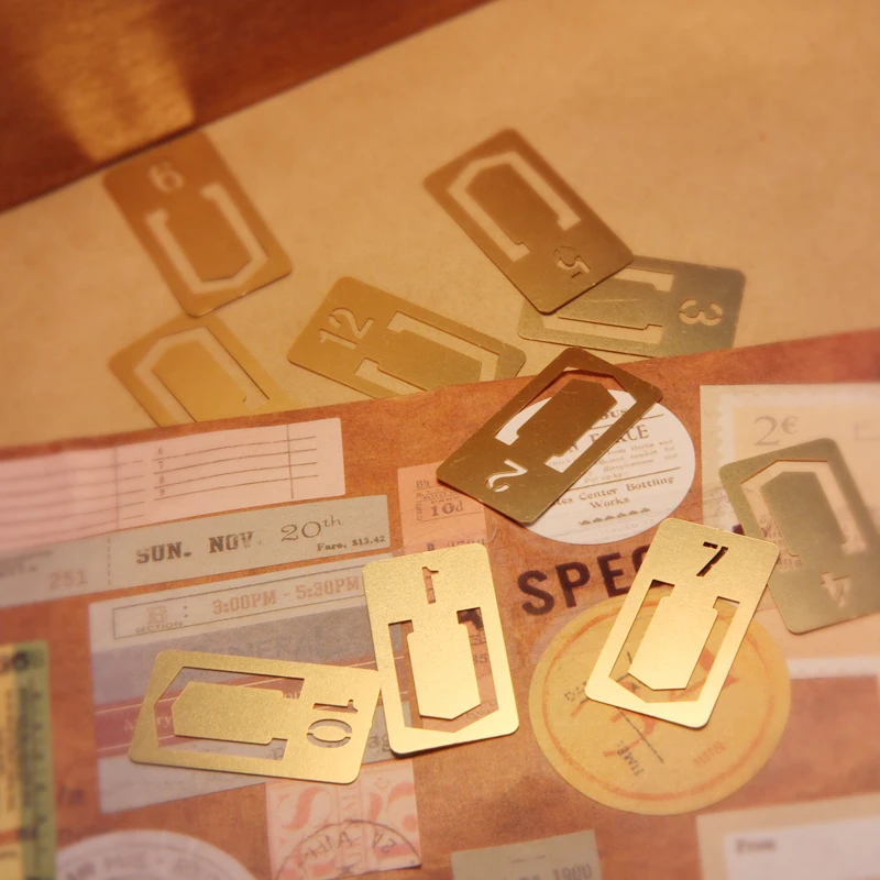 12 Pcs/lot Vintage Copper Book - Stationery Office Supply Store のレビューと価格