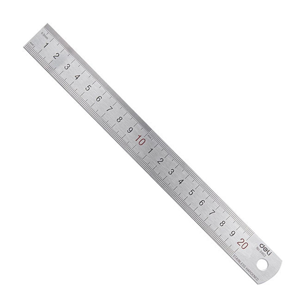 Deli 20cm Stainless Steel Meta - Stationery Office Supply Store のレビューと価格