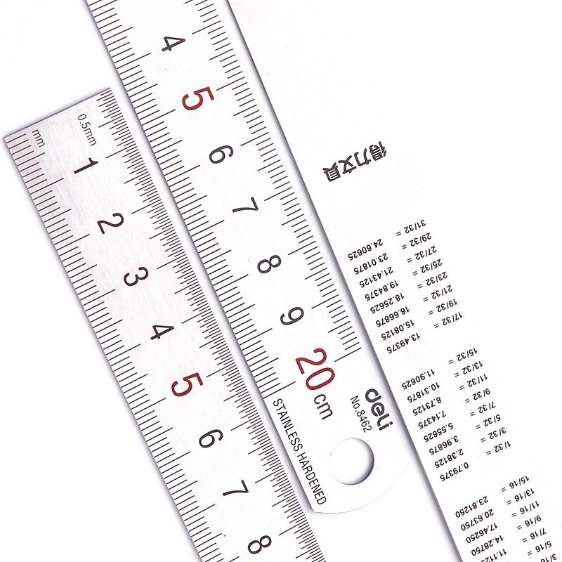 Deli 20cm Stainless Steel Meta - Stationery Office Supply Store のレビューと価格