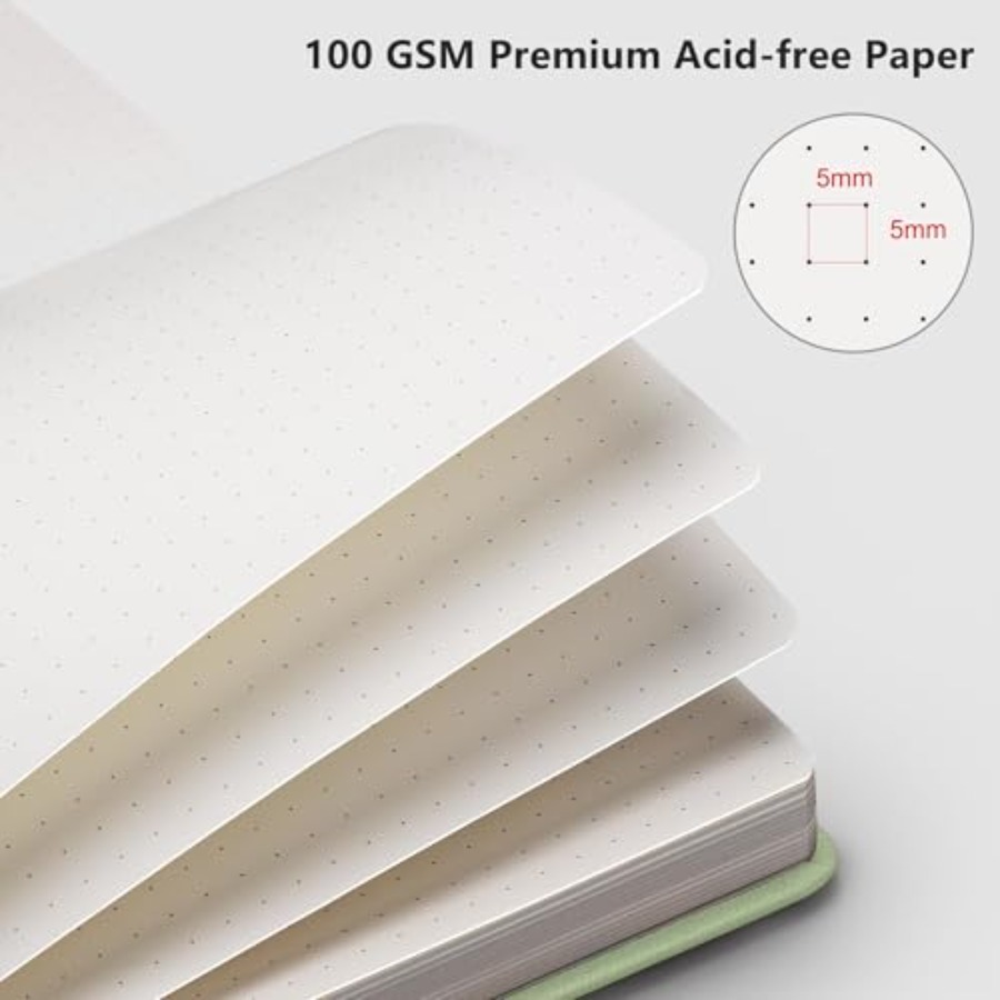 Dotted Journal Notebook, 320 N - Notebook Dotted A5 のレビューと価格