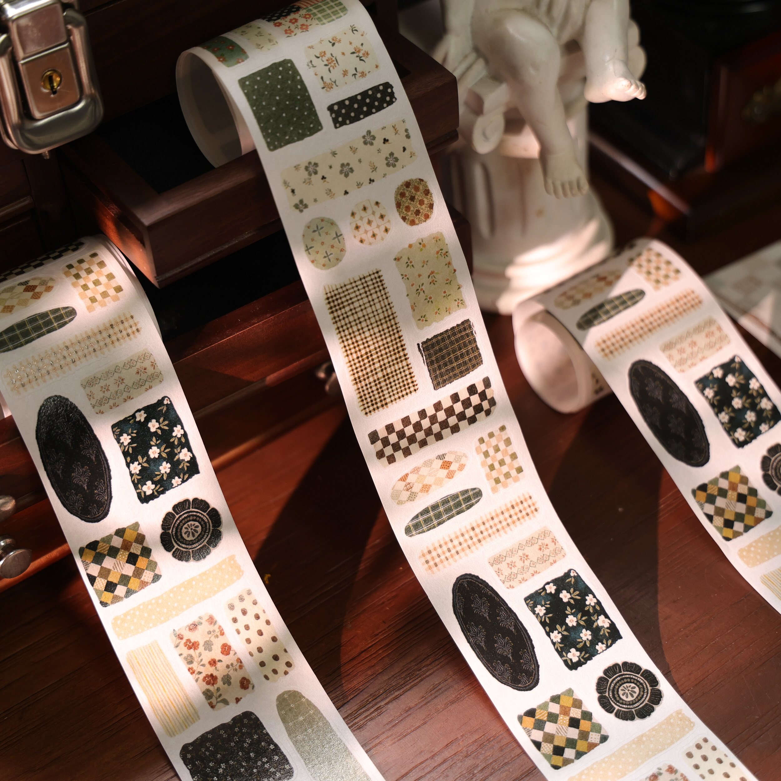 YiEr Studio Vintage Floral Pat - Washi Tape Set のレビューと価格
