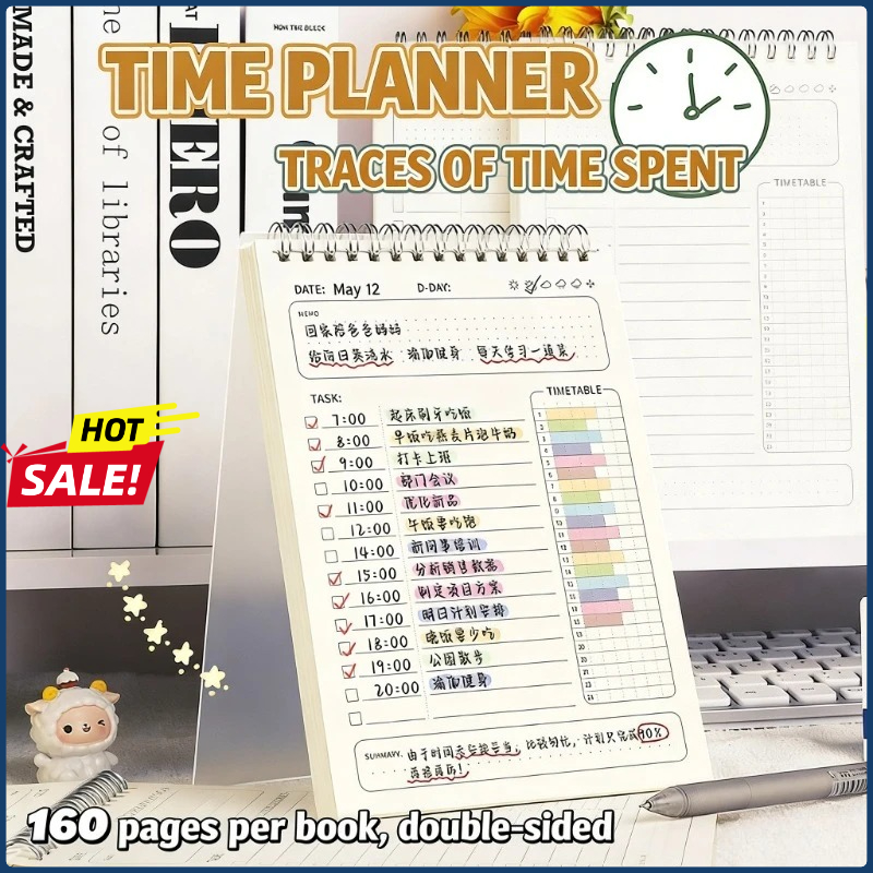 2PCS Planner Agenda Spiral A5  - Office Stationery Supply List のレビューと価格