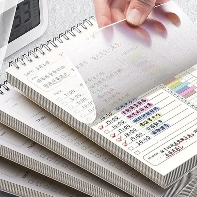 2PCS Planner Agenda Spiral A5  - Office Stationery Supply List のレビューと価格