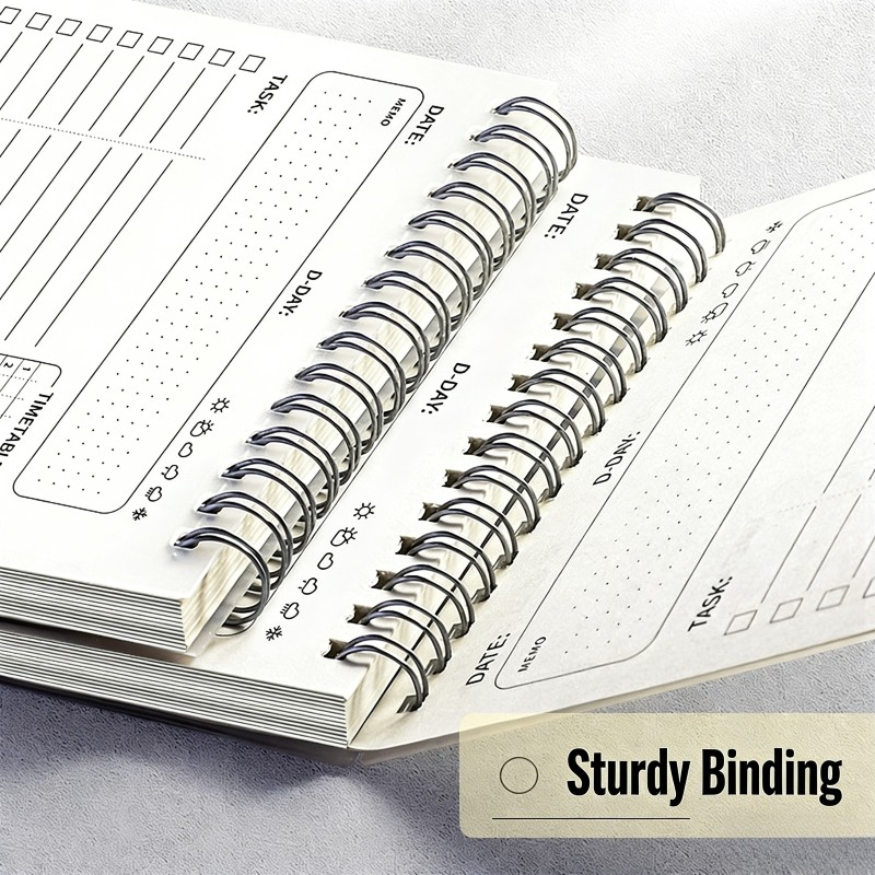 2PCS Planner Agenda Spiral A5  - Office Stationery Supply List のレビューと価格