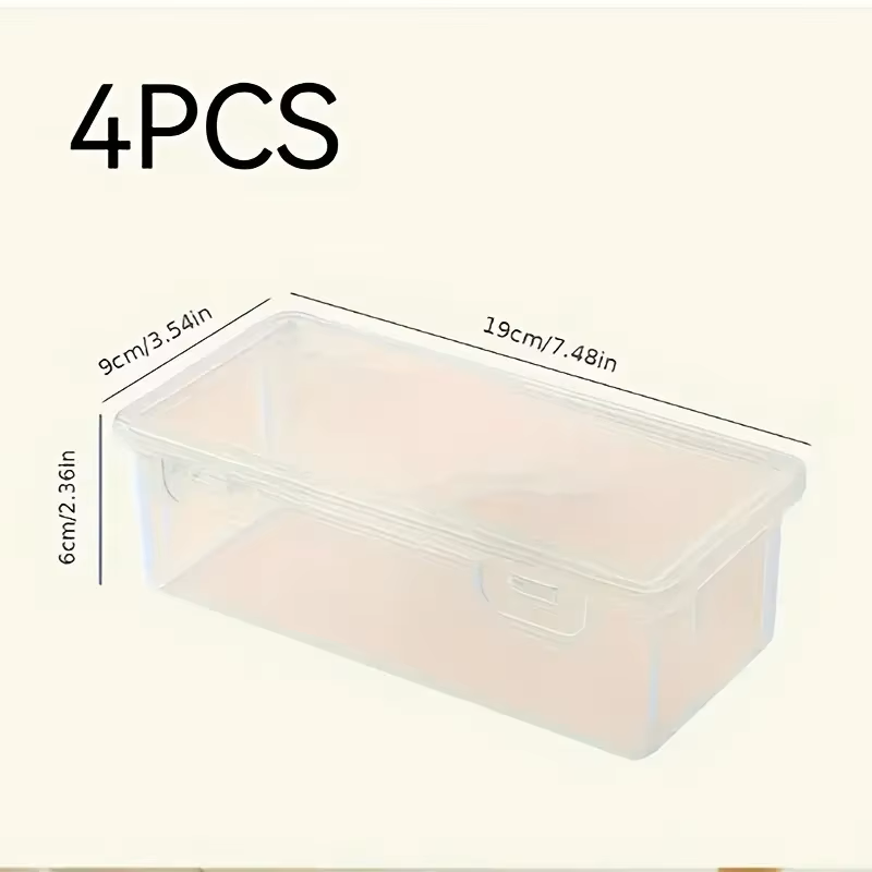 4 large transparent PP storage - Stationery Office Supply Store のレビューと価格