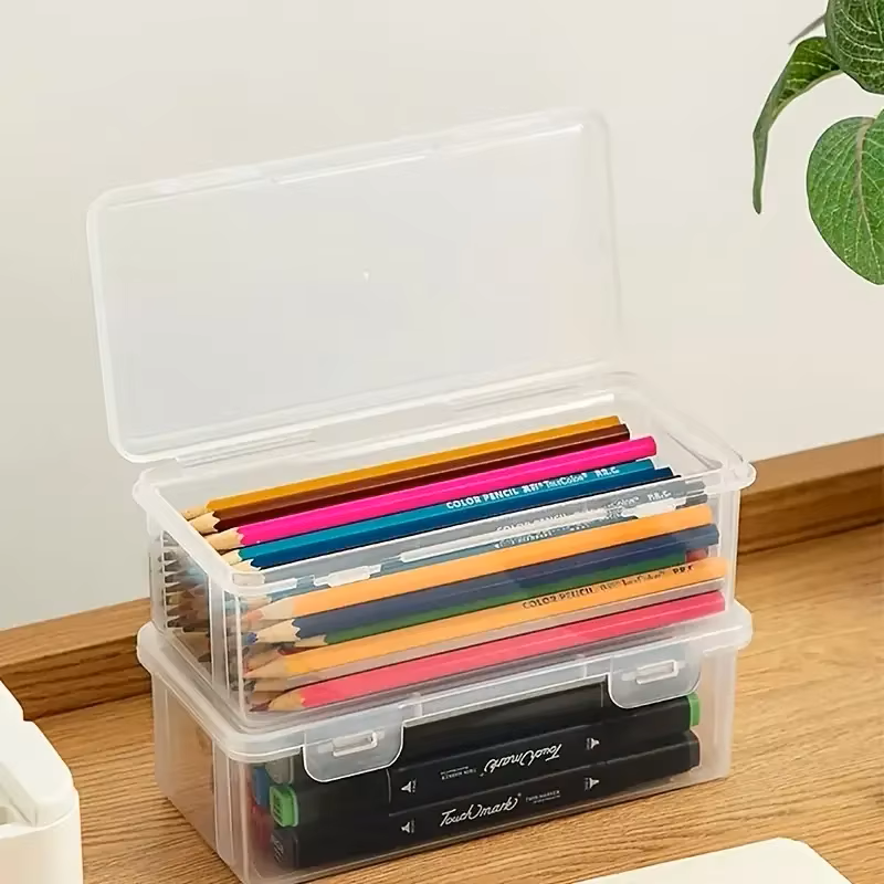 4 large transparent PP storage - Stationery Office Supply Store のレビューと価格