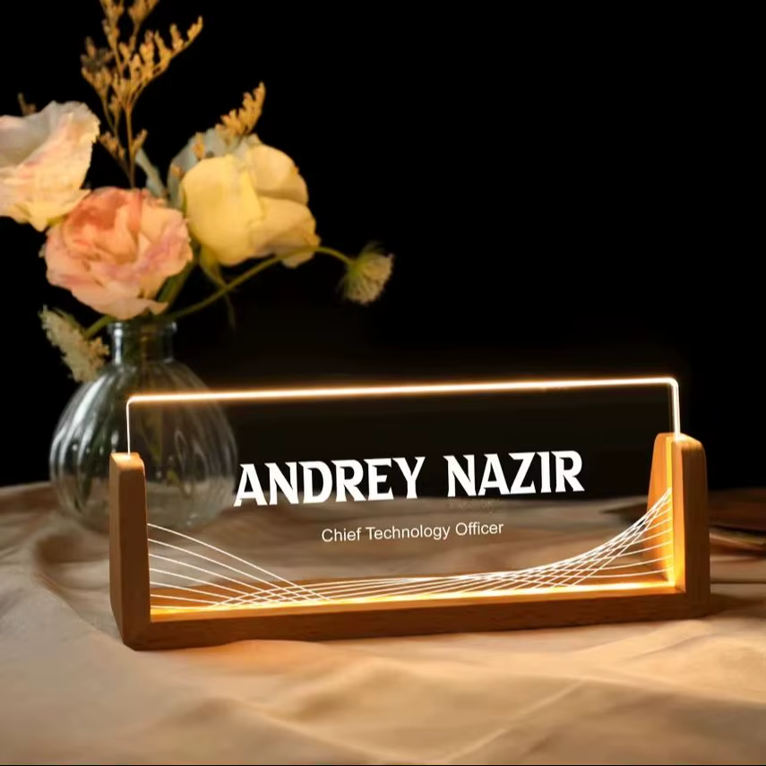 Customized Office Desk Name Pl - Desk Name Plate のレビューと価格