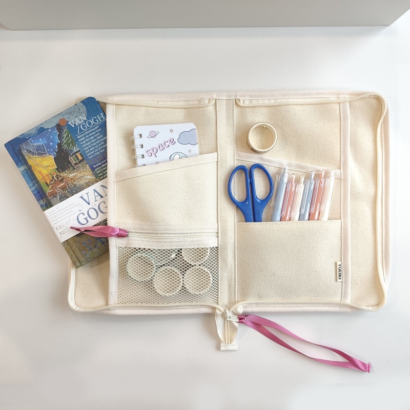 Large Capacity Canvas Planner  - Portfolio Folder Zip のレビューと価格