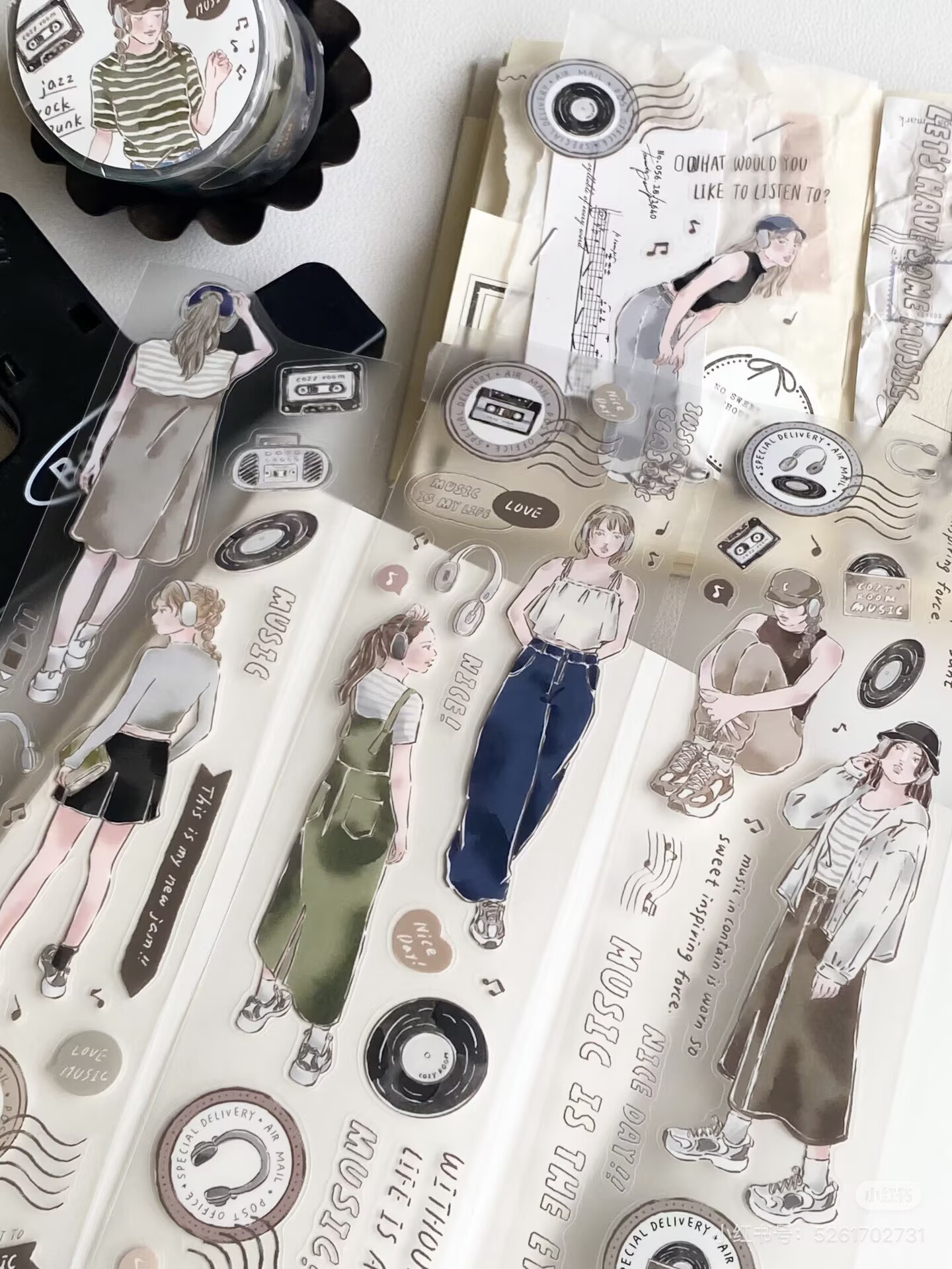 Cloud Nine Studio Vintage List - Washi Tape Set のレビューと価格