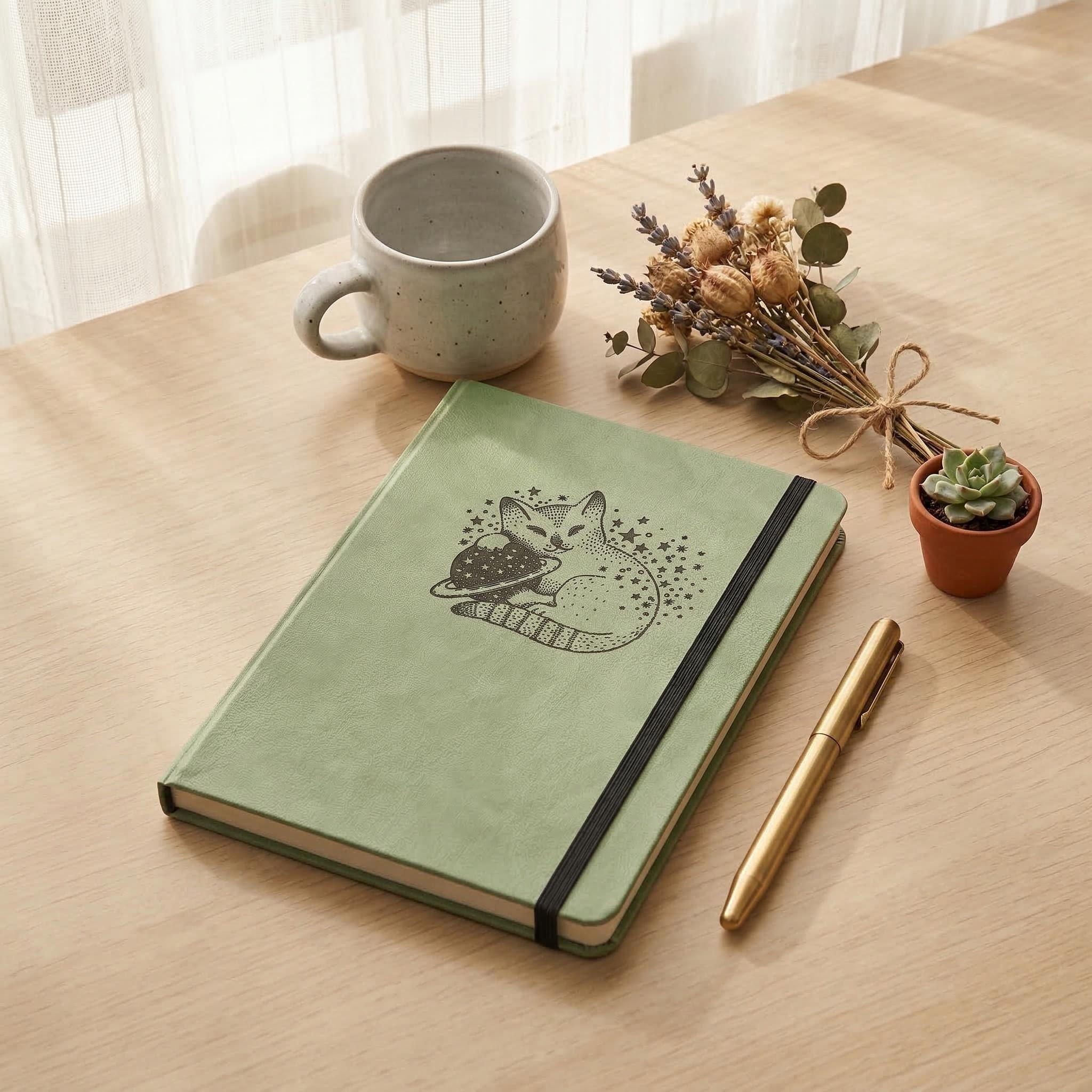 Cute Cat Planet A5 Dotted Note - Notebook Dotted A5 のレビューと価格