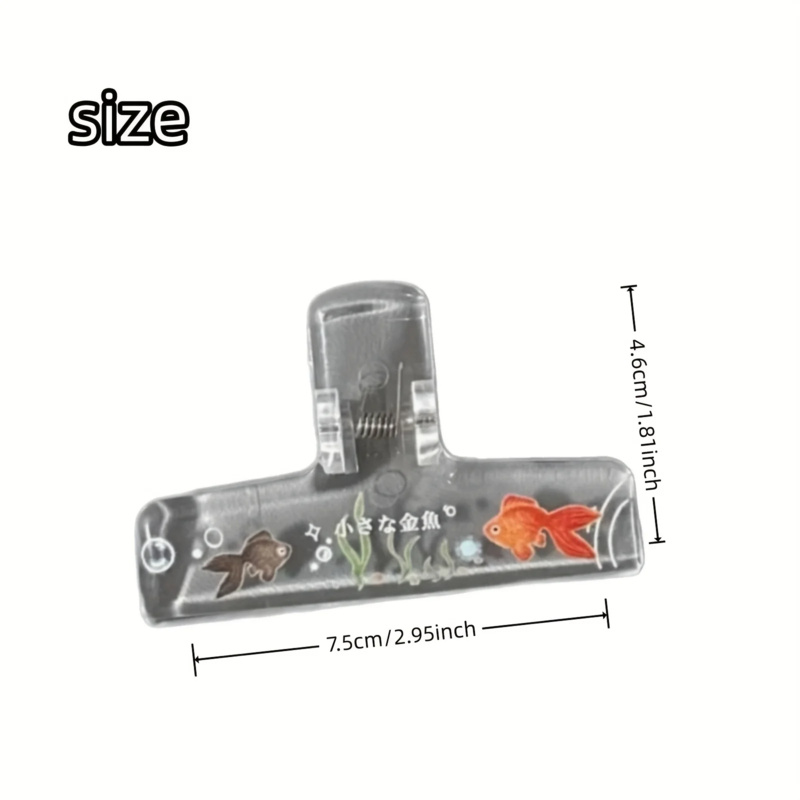 1PC Transparent Acrylic Goldfi - Binder Clip Assorted のレビューと価格
