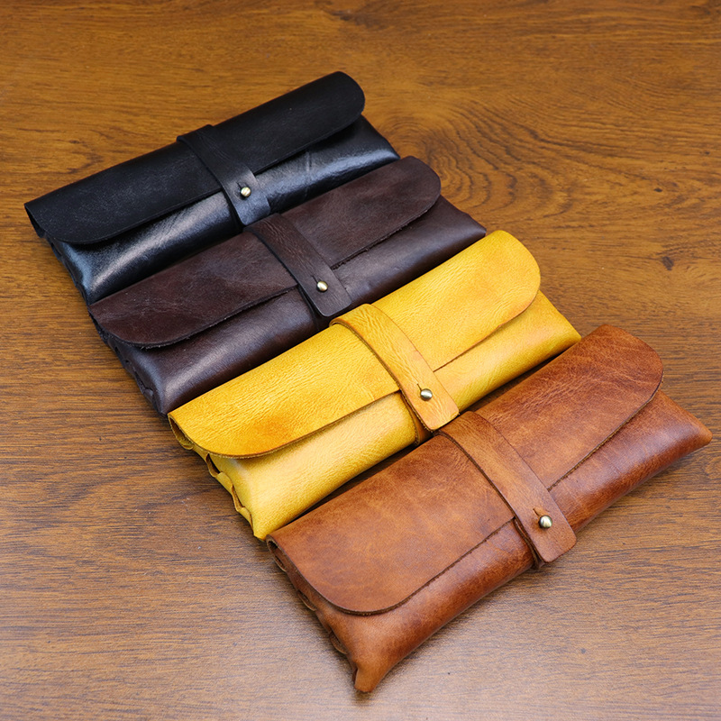Vintage Vegetable-tanned Leath - Tan Stationery & Office Supply のレビューと価格