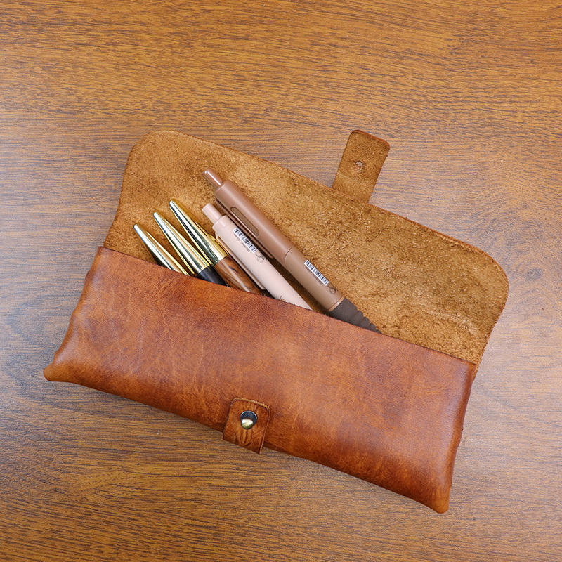 Vintage Vegetable-tanned Leath - Tan Stationery & Office Supply のレビューと価格