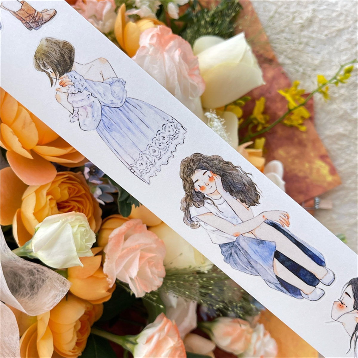 DingDing Studio Vintage Waitin - Washi Tape Set のレビューと価格