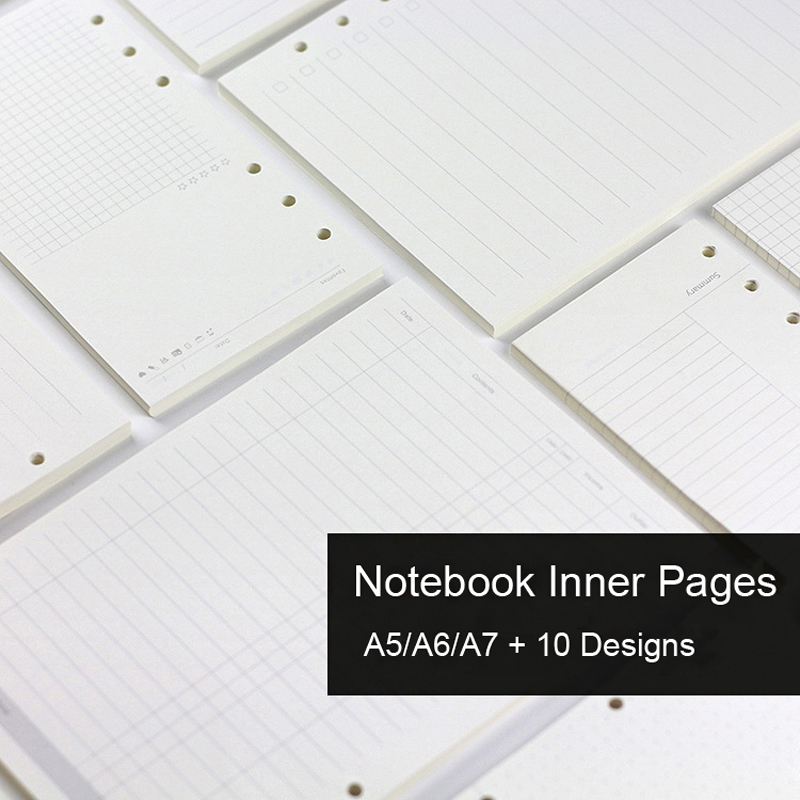 45 Sheets A5 A6A7 Loose Leaf N - Notebook Dotted A5 のレビューと価格
