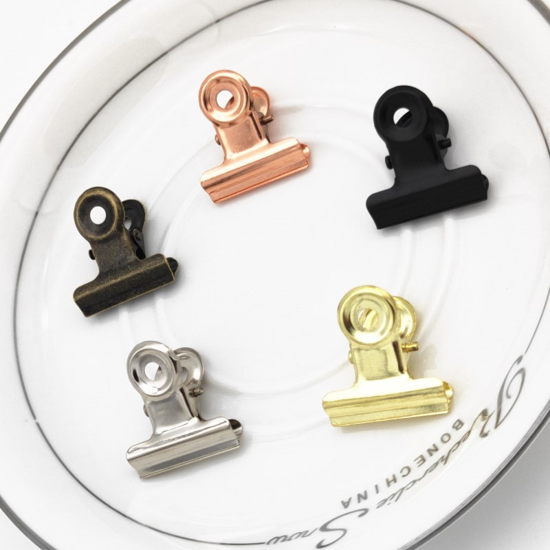 20PCS/Set 21mm*23mm Round Meta - Binder Clip Assorted のレビューと価格