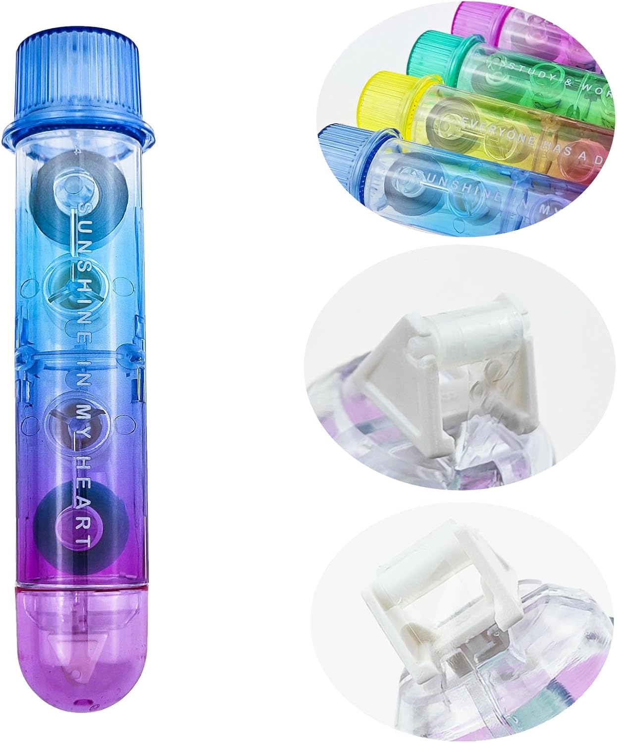 4 PACK 2 In1 White Out Correct - Correction Tape Roller のレビューと価格