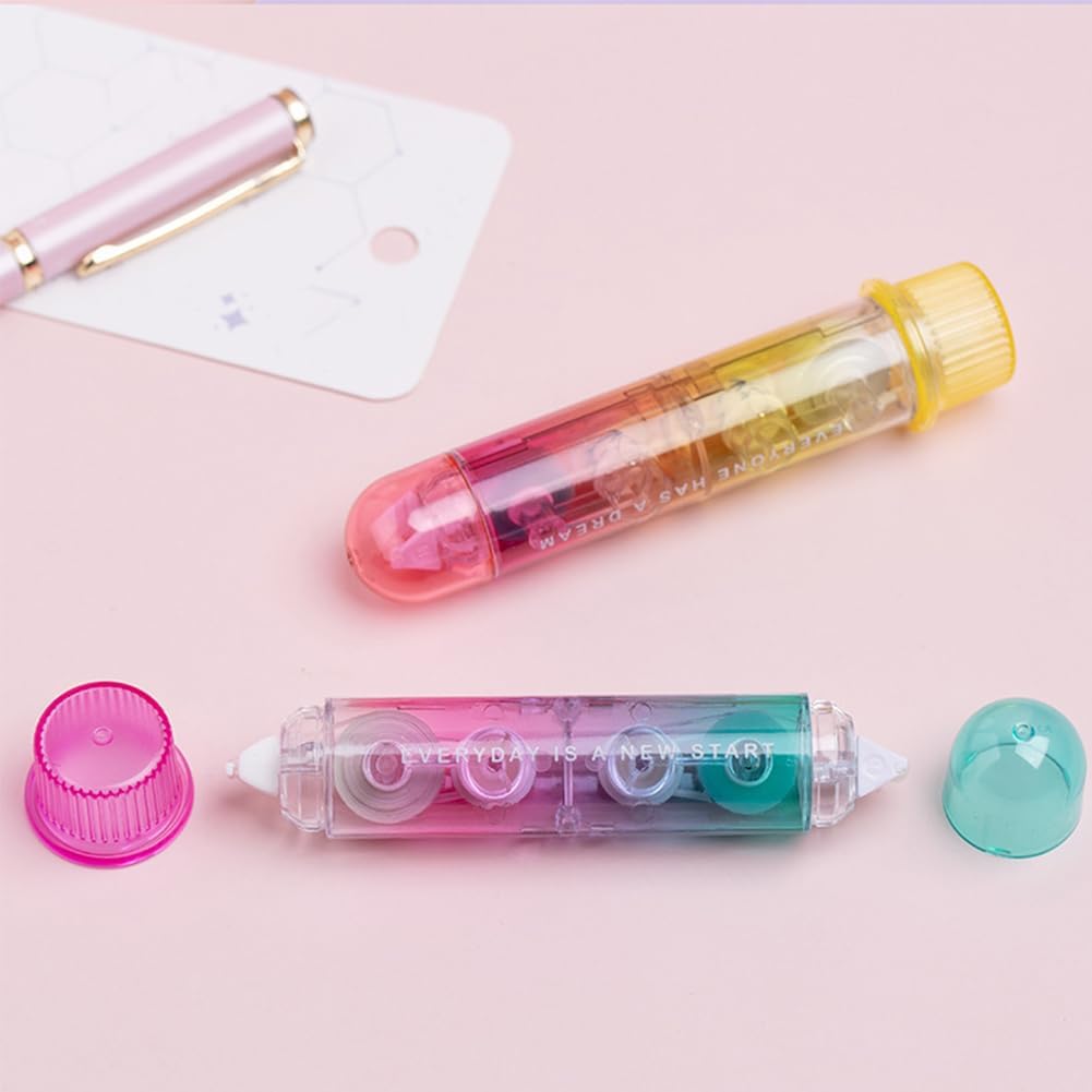 4 PACK 2 In1 White Out Correct - Correction Tape Roller のレビューと価格