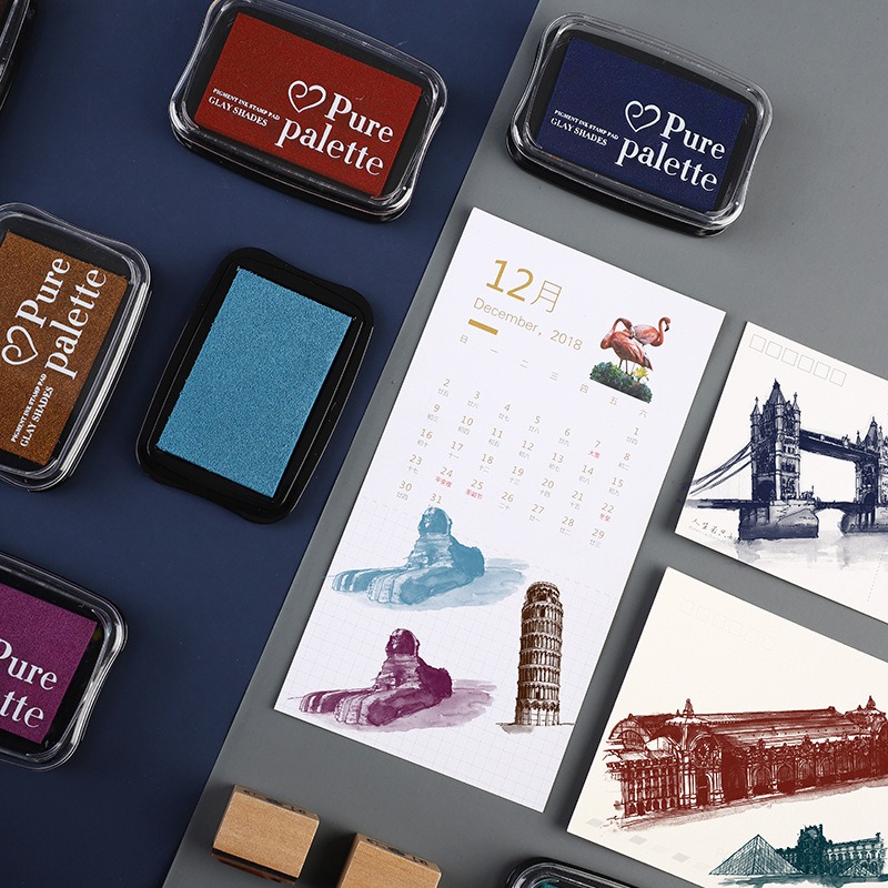 Vintage Color Inkpad For Stmap - Self Inking Stamp のレビューと価格