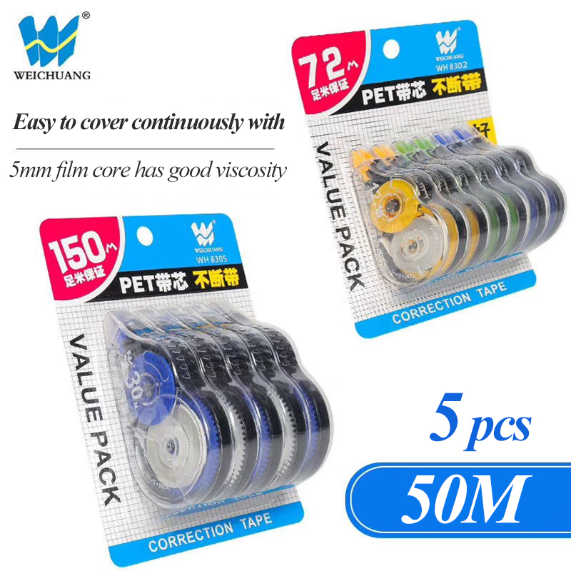 6pcs/Set School Correction Tap - Correction Tape Roller のレビューと価格