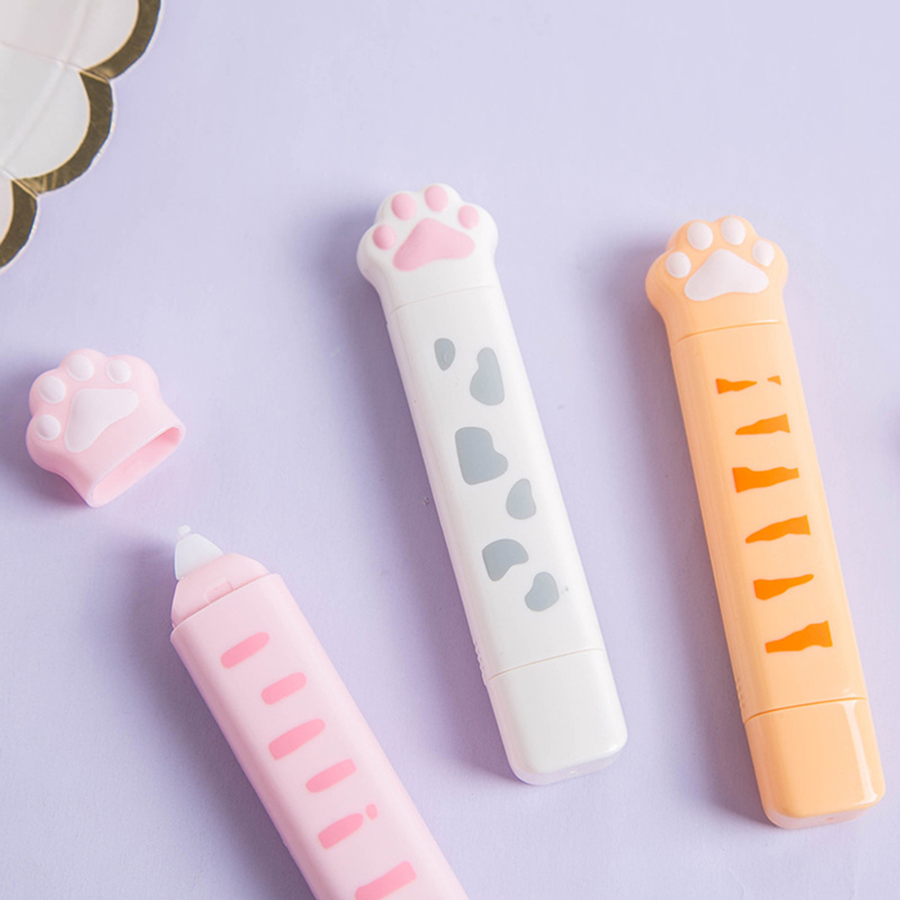 Cute Cat Paw Roller Glue Corre - Correction Tape Roller のレビューと価格
