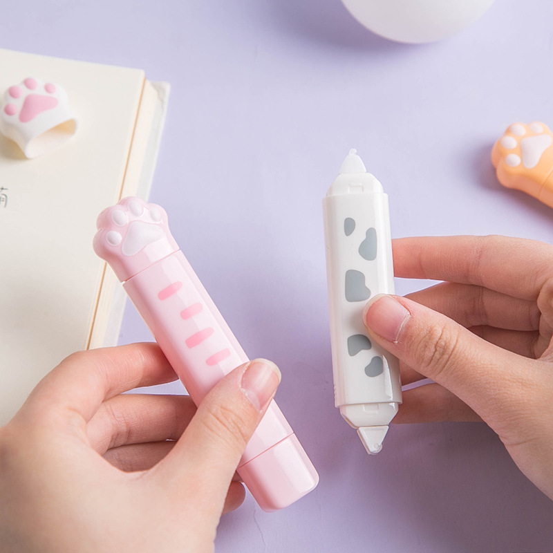 Cute Cat Paw Roller Glue Corre - Correction Tape Roller のレビューと価格