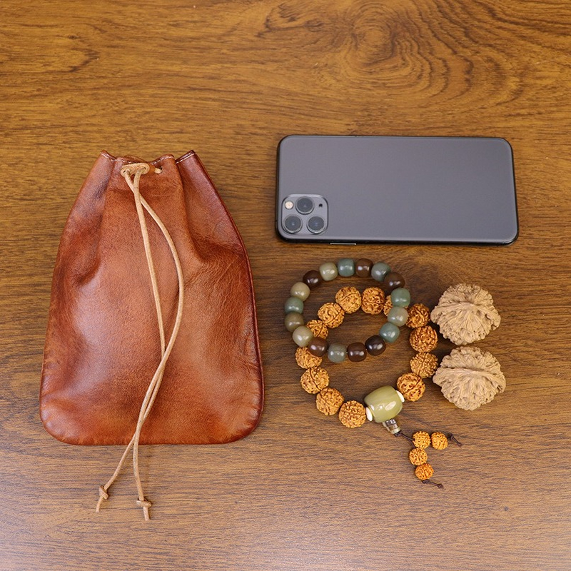 Handmade Retro Style Cowhide M - Tan Stationery & Office Supply のレビューと価格