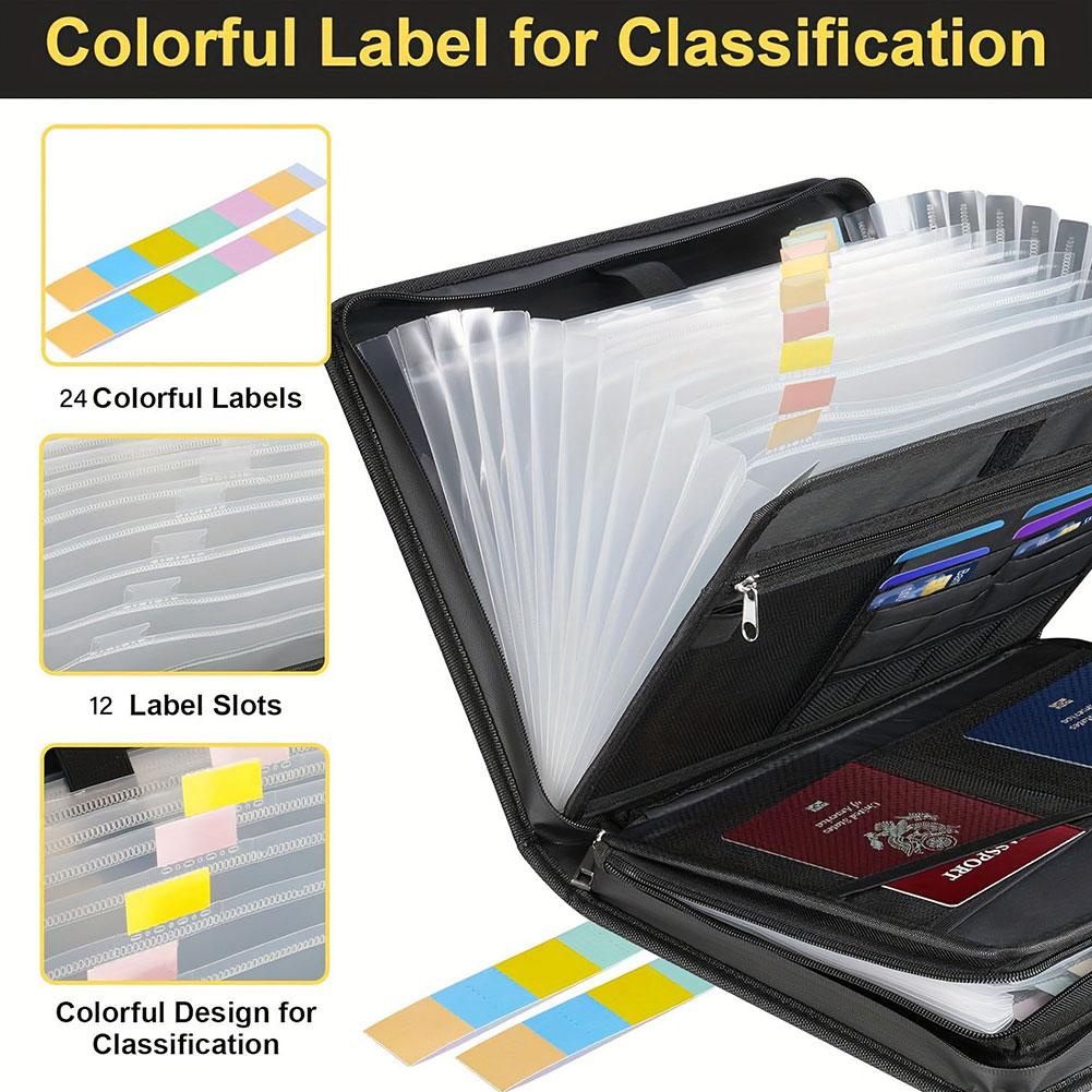 A4 Zipper File Bag Waterproof  - Portfolio Folder Zip のレビューと価格