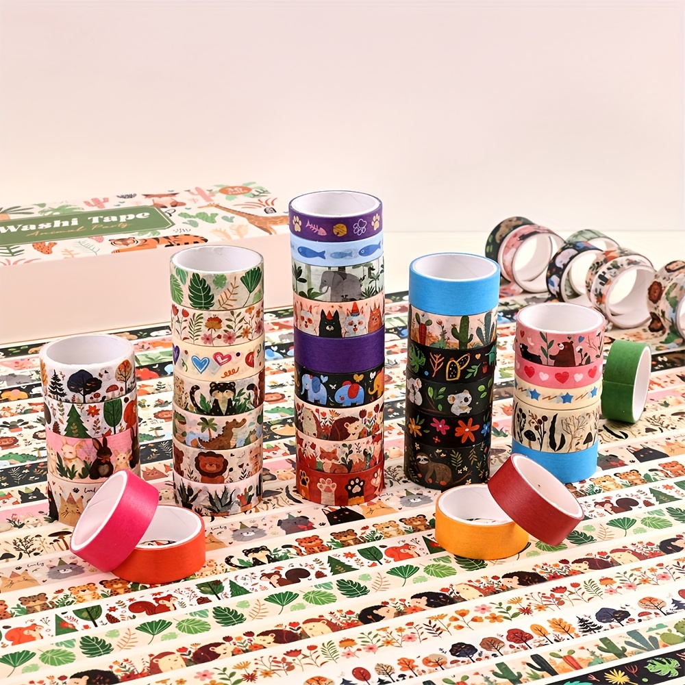 36 Rolls Vintage Animal Party  - Washi Tape Set のレビューと価格